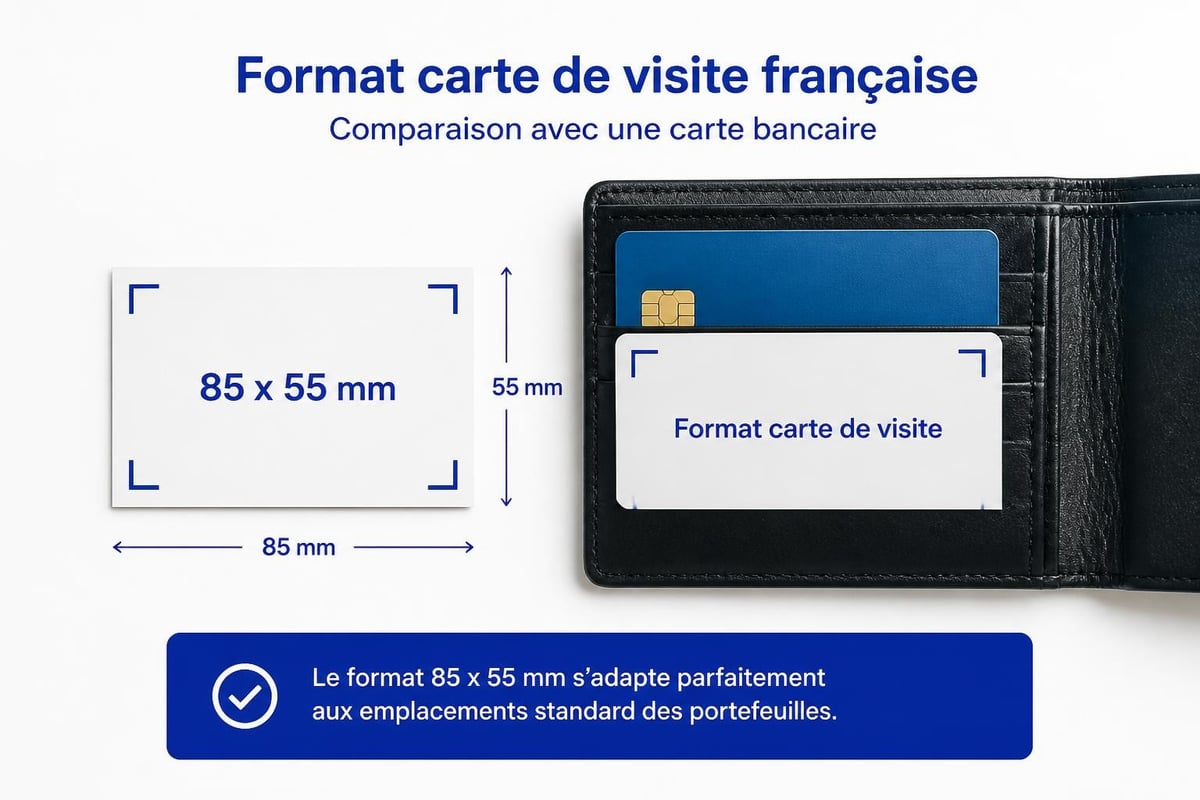 Formats standards cartes de visite