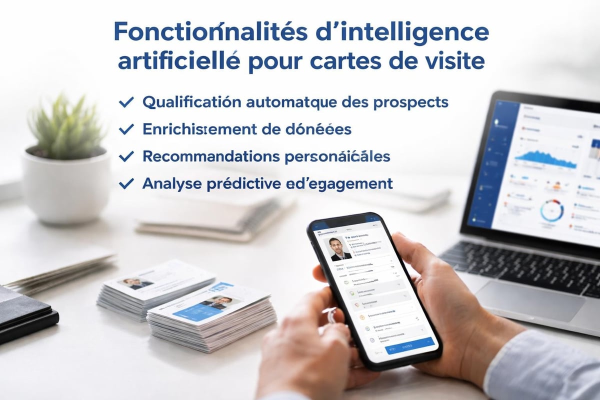 Intelligence artificielle carte visite