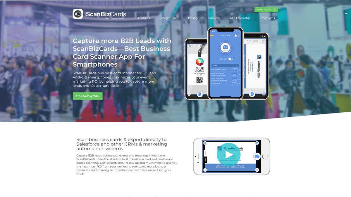 Top 7 Business Card Scanner For Salesforce Solutions 2025 - ScanBizCards