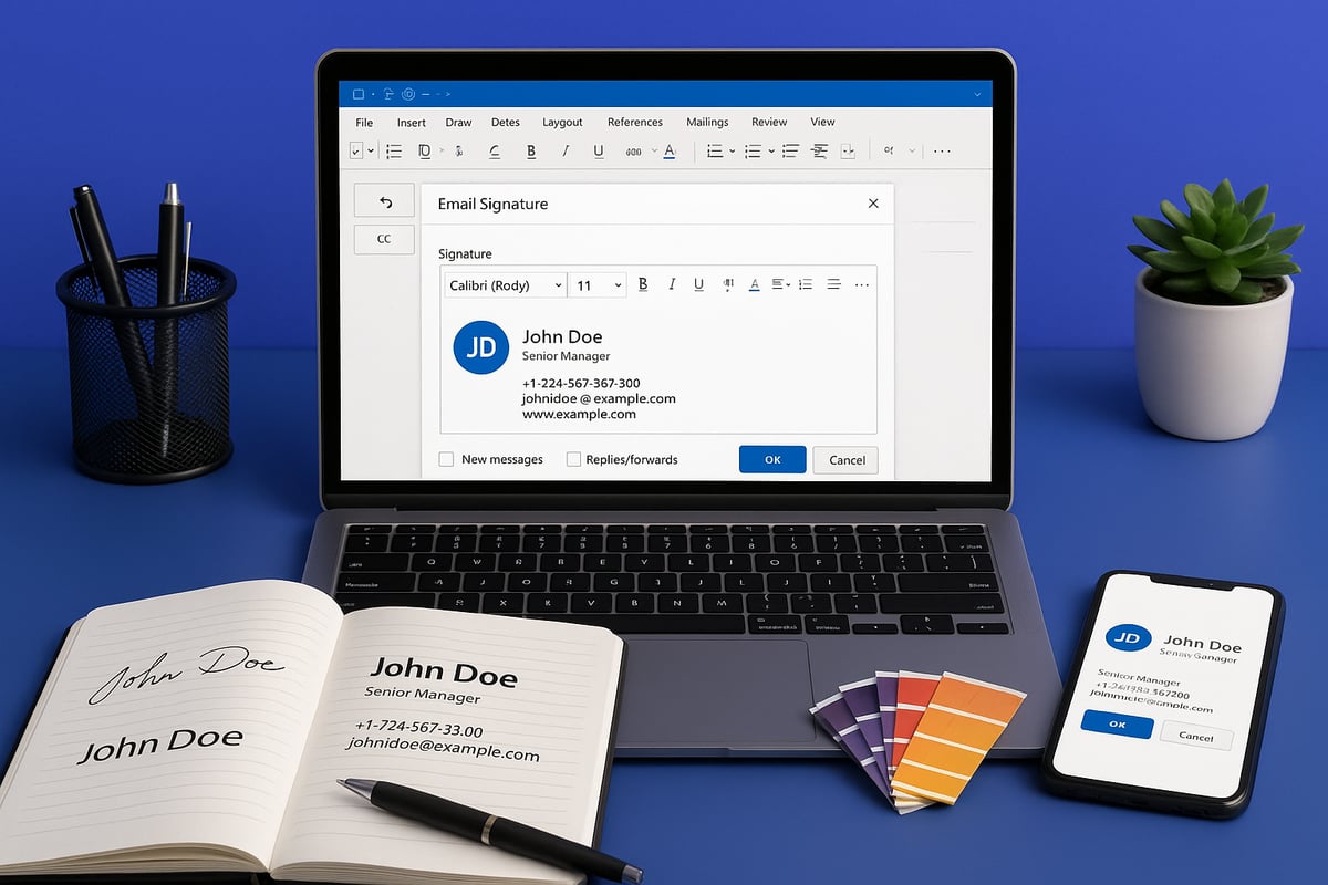 Schritt-für-Schritt: Outlook E-Mail-Signatur erstellen und gestalten