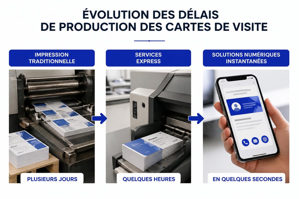 Comparaison délais impression