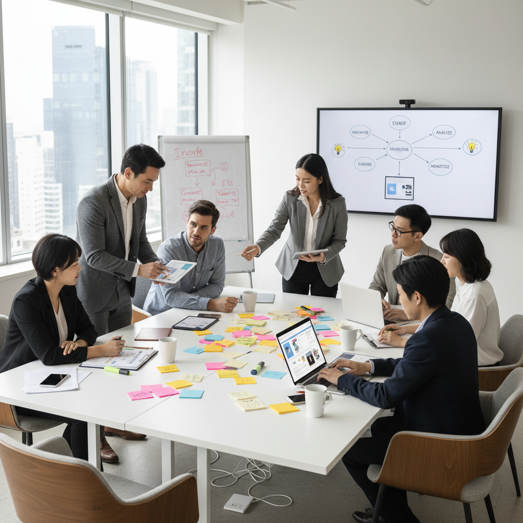 Marketing Ideen mit digitalen Tools und Teamarbeit