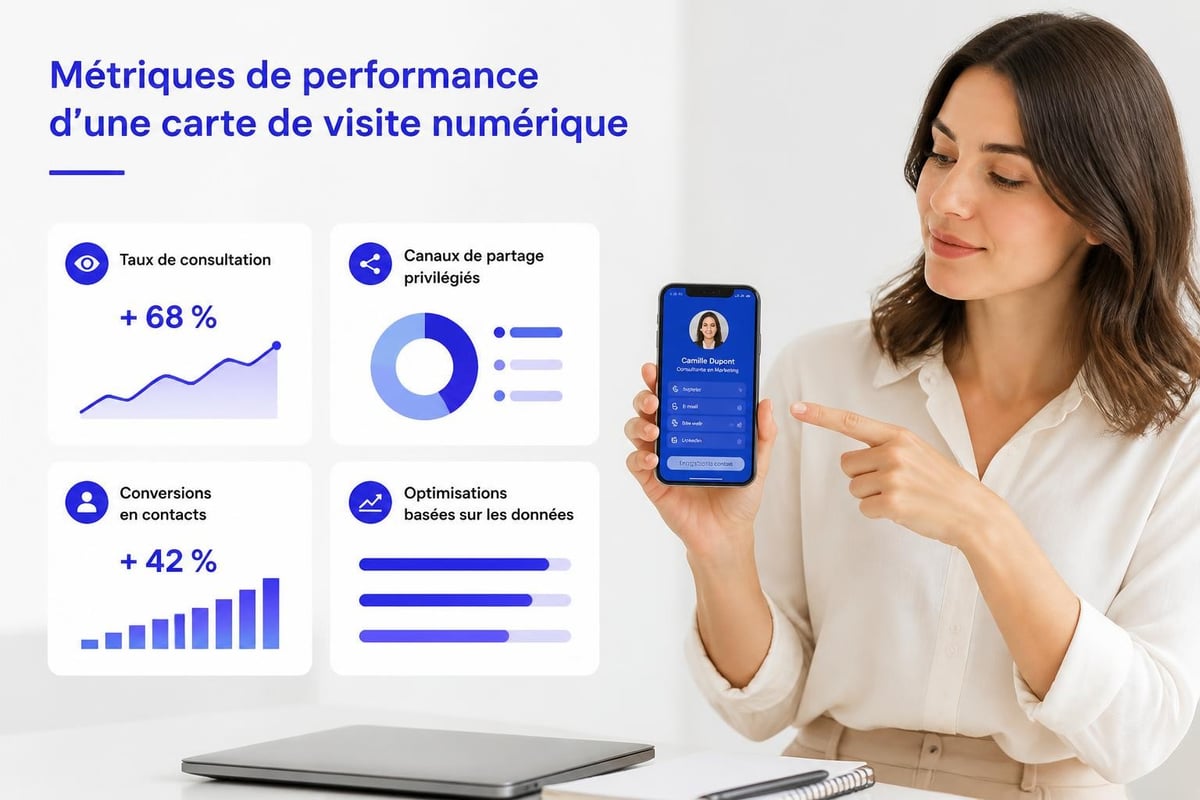 Analyse de performance carte de visite