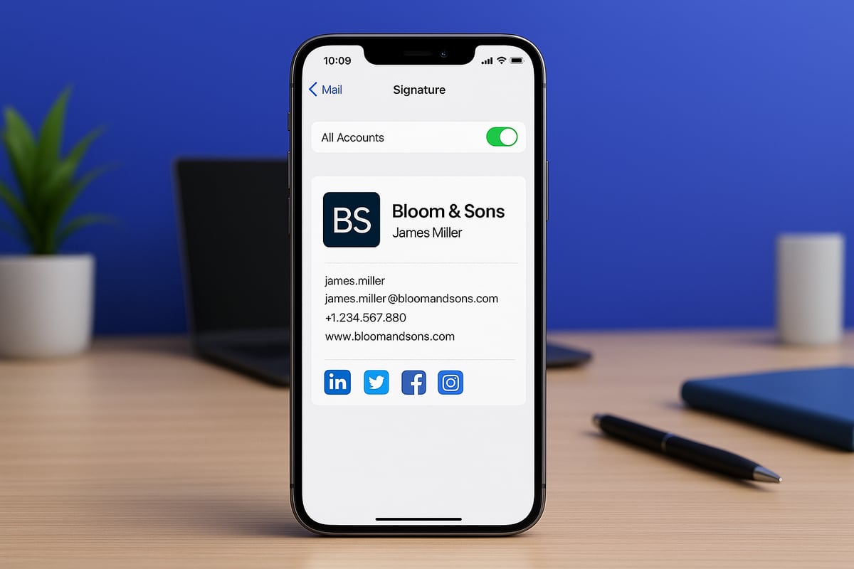 Schritt-für-Schritt: iOS Mail Signatur einrichten und anpassen