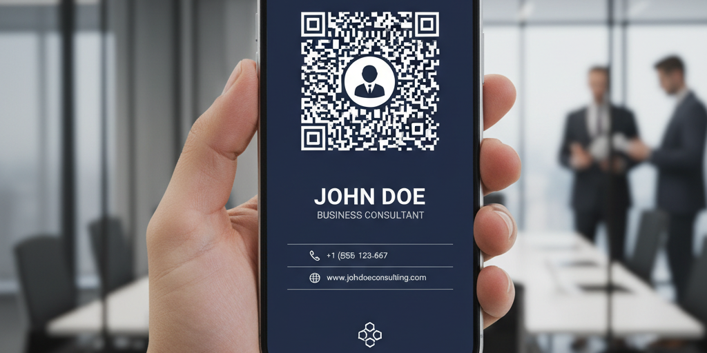 vCard QR code digitaal visitekaartje