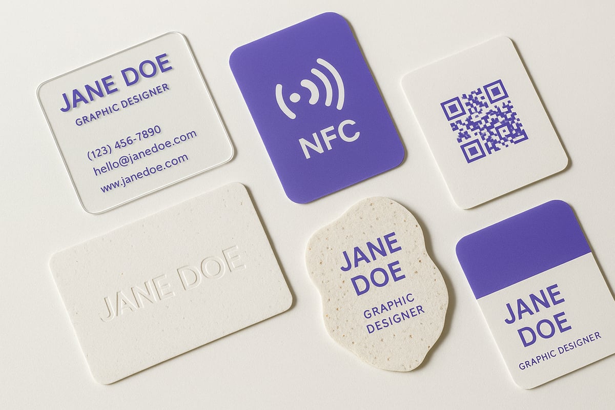 7 Kreative Visitenkarten Entwürfe, Die 2025 Begeistern