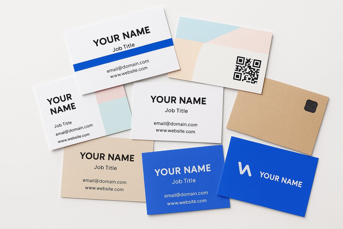 Tendances design et innovations pour la carte de visite en 2026