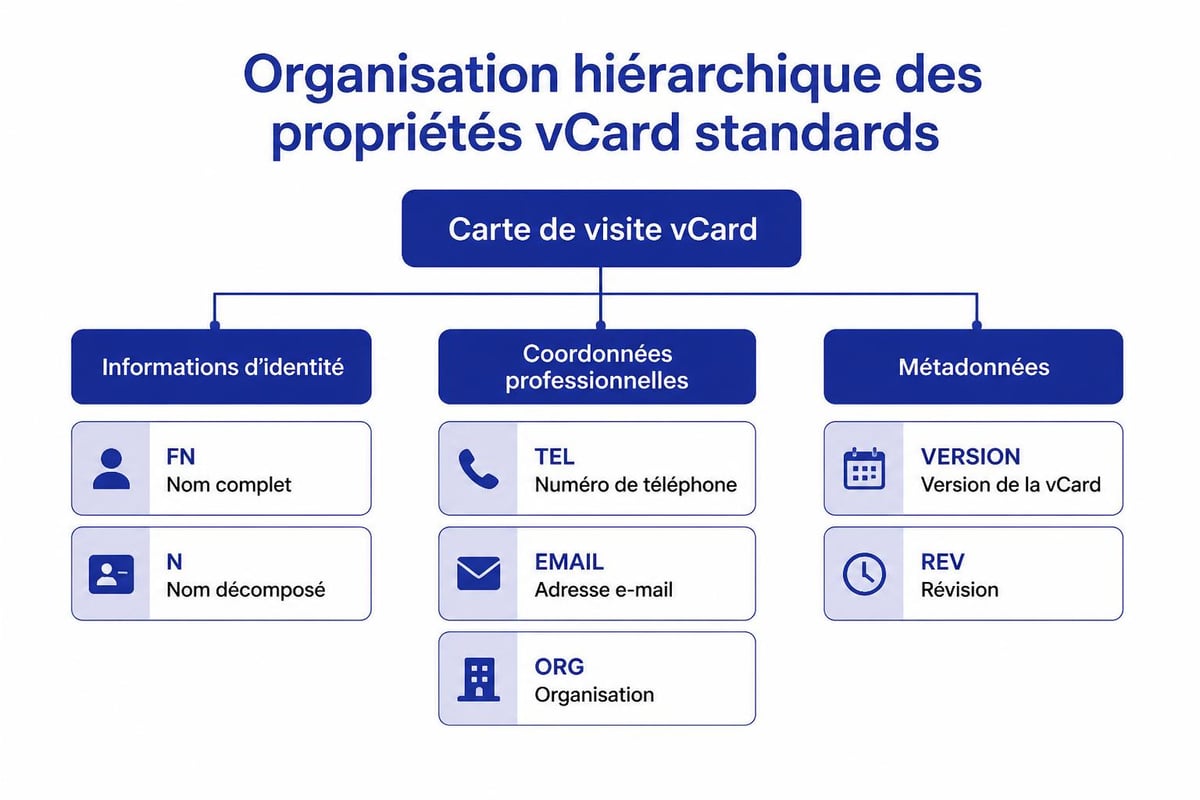 Structure vCard