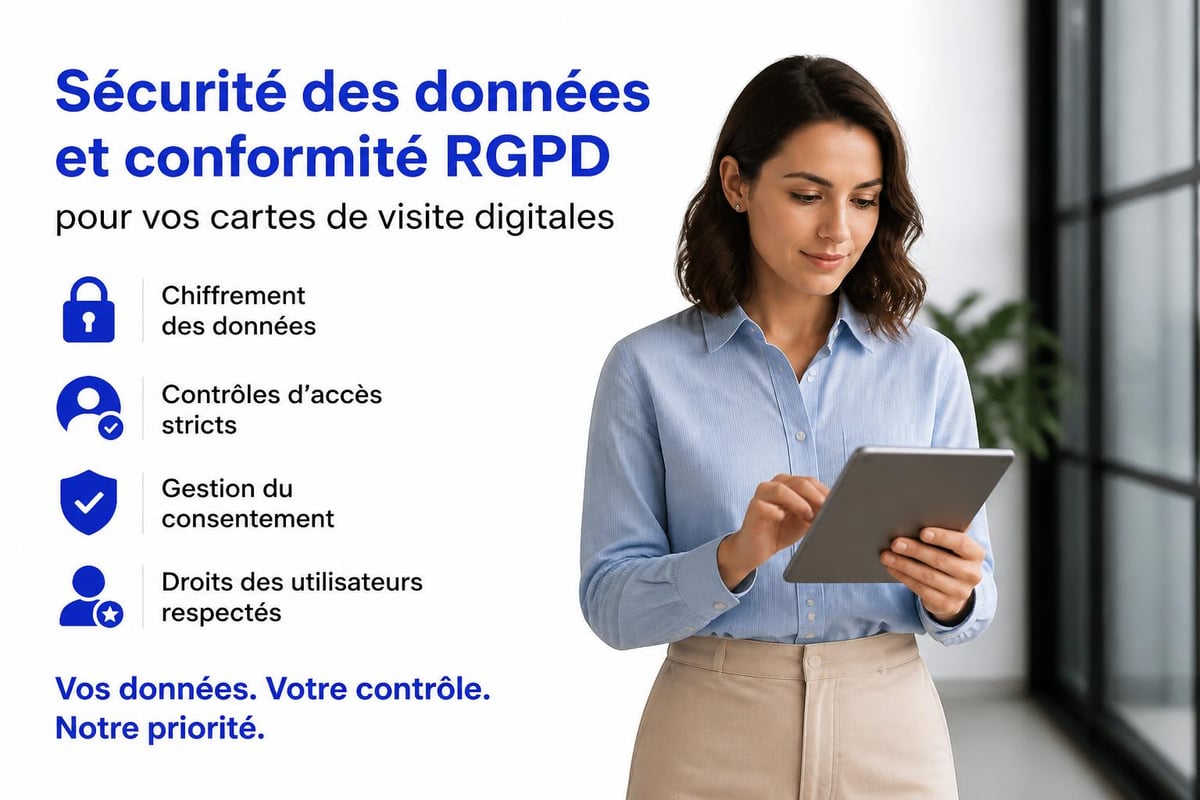 Sécurité des cartes de visite numériques