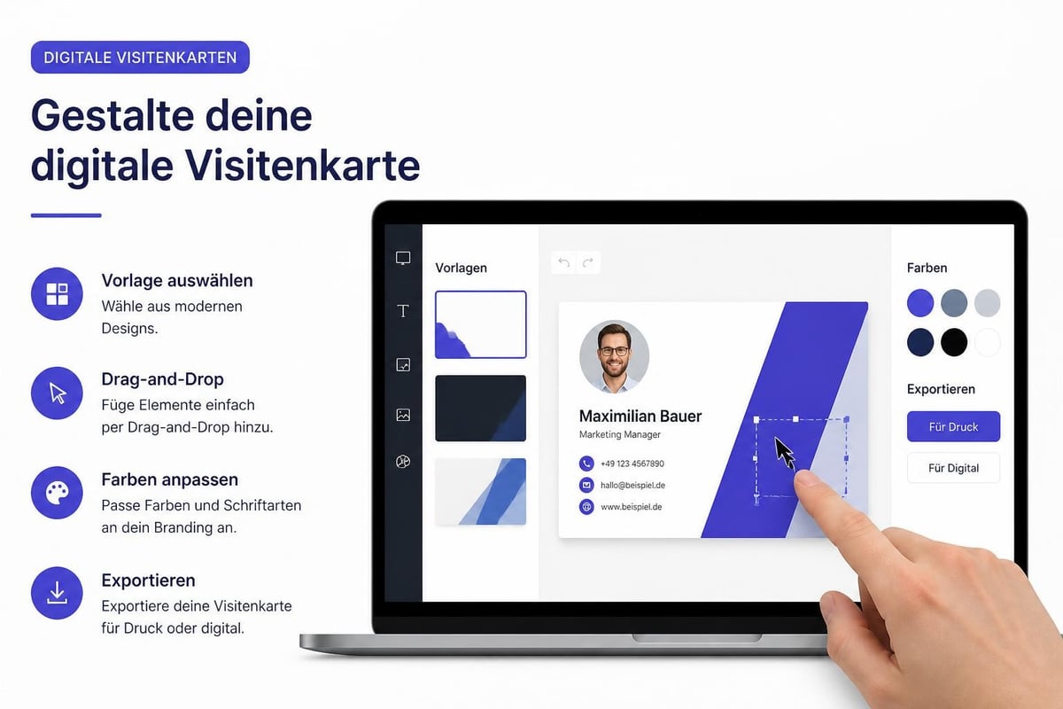 Online-Visitenkarten-Editor