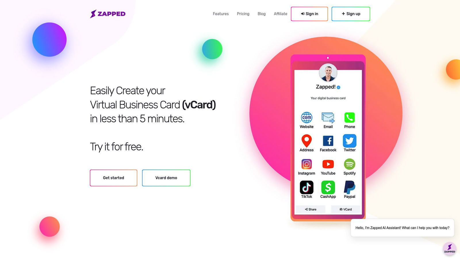 7 Best vCard Online Tools to Create Digital Business Cards 2025 - ZAPPED