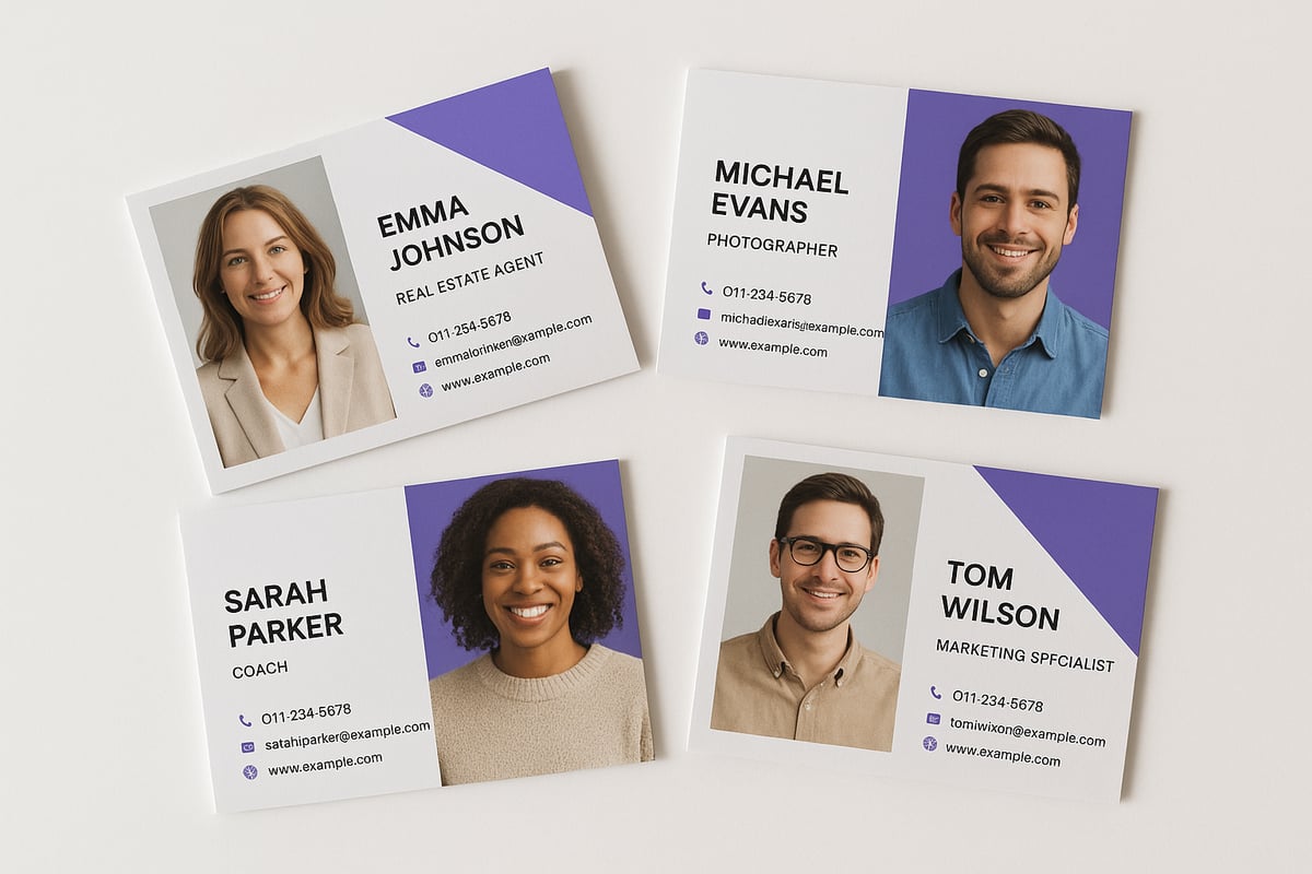 Warum Visitenkarten mit Foto? Vorteile und Einsatzzwecke