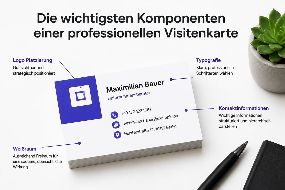 Essential business card design elements