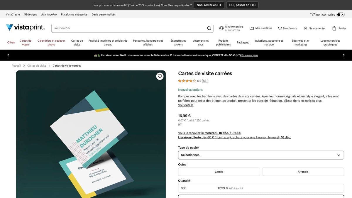 8 Cartes De Visite Modèles Incontournables Pour 2026 - Cartes de visite au format carré ou mini – Originalité et impact visuel
