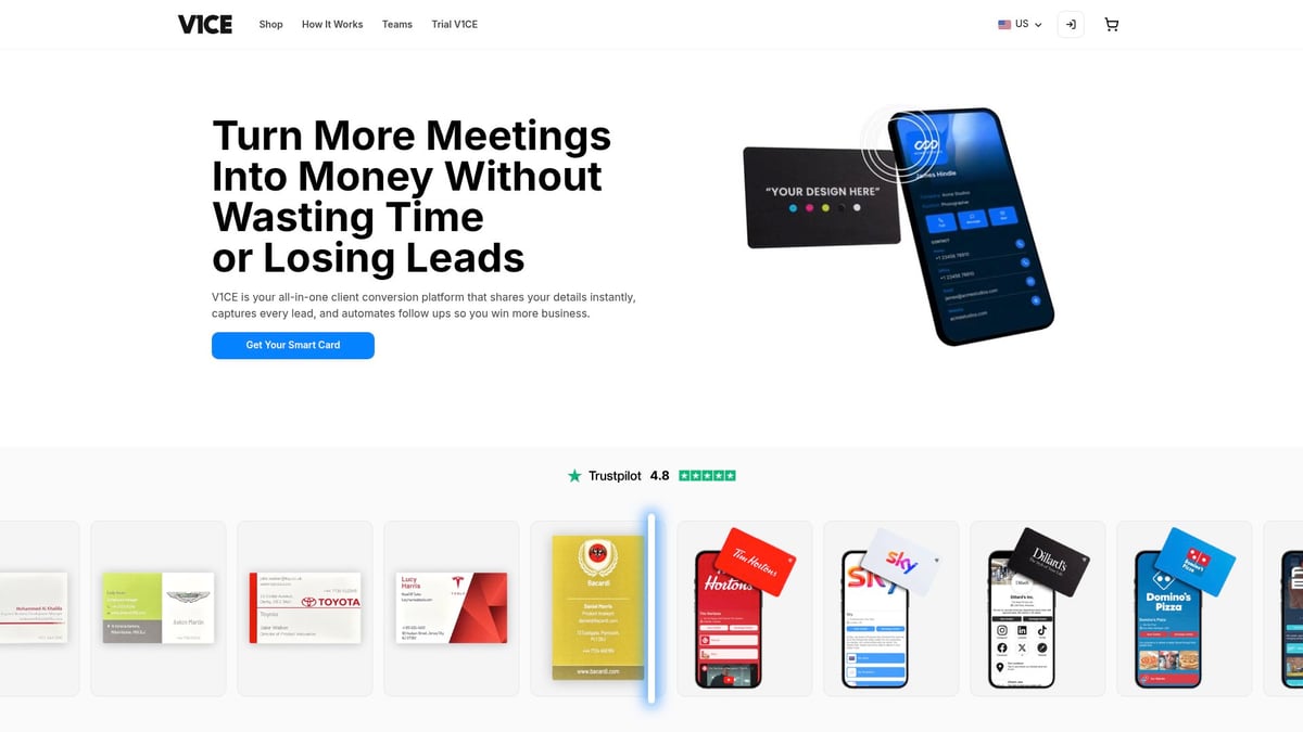 9 Essential Digital Business Cards for Professionals in 2025 - V1CE