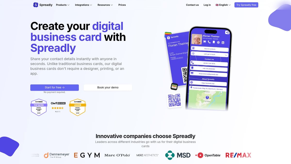 7 Amazing Cards For Business Free Ideas To Try In 2026 - Spreadly Digital Business Cards