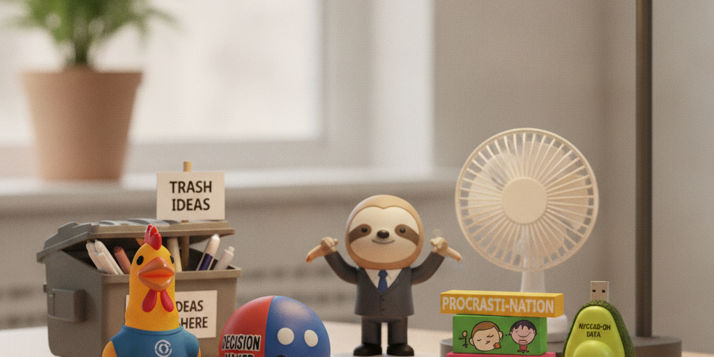 Humorvolle Büro-Giveaways