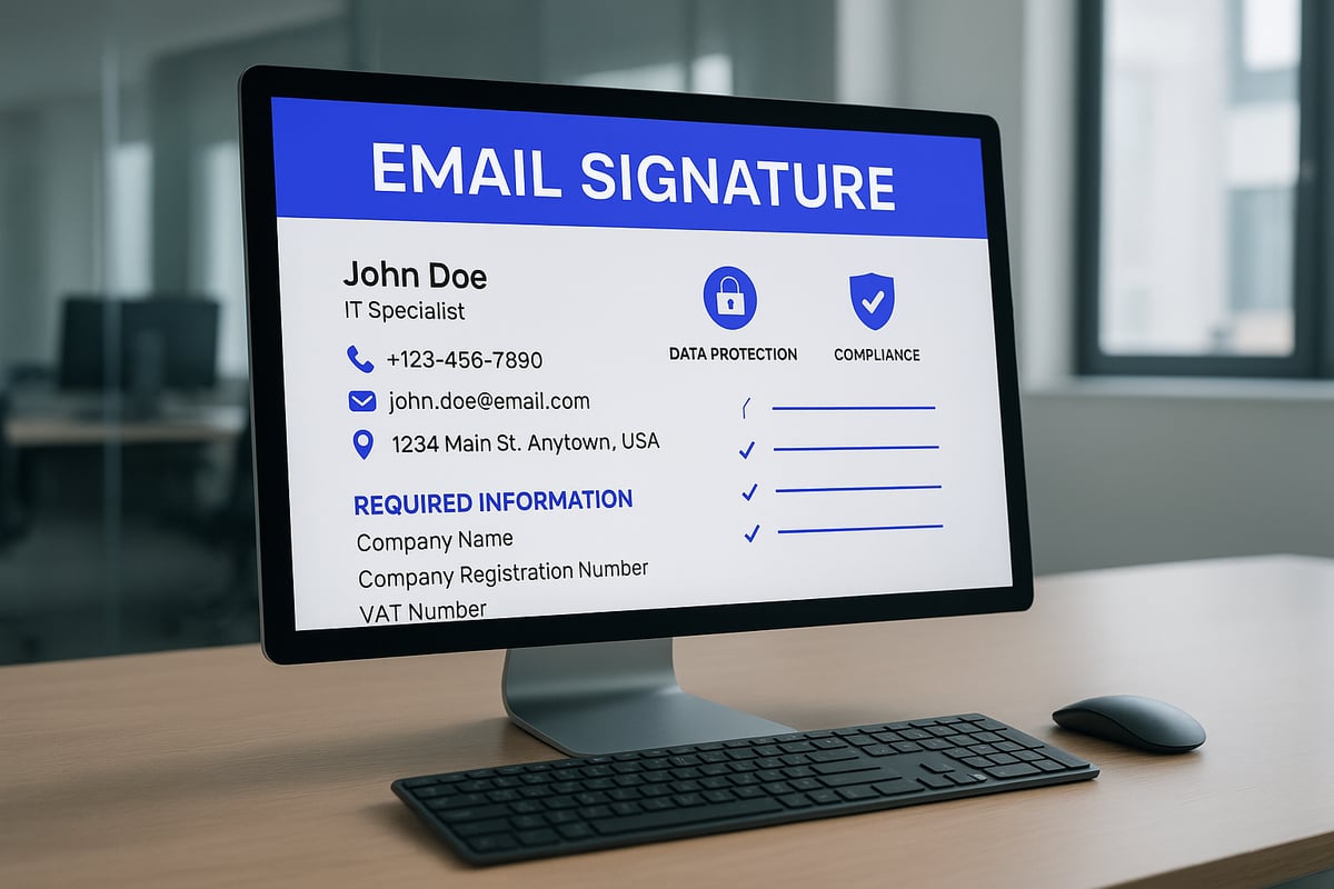 Rechtliche Anforderungen und DSGVO-Konformität bei E-Mail-Signaturen