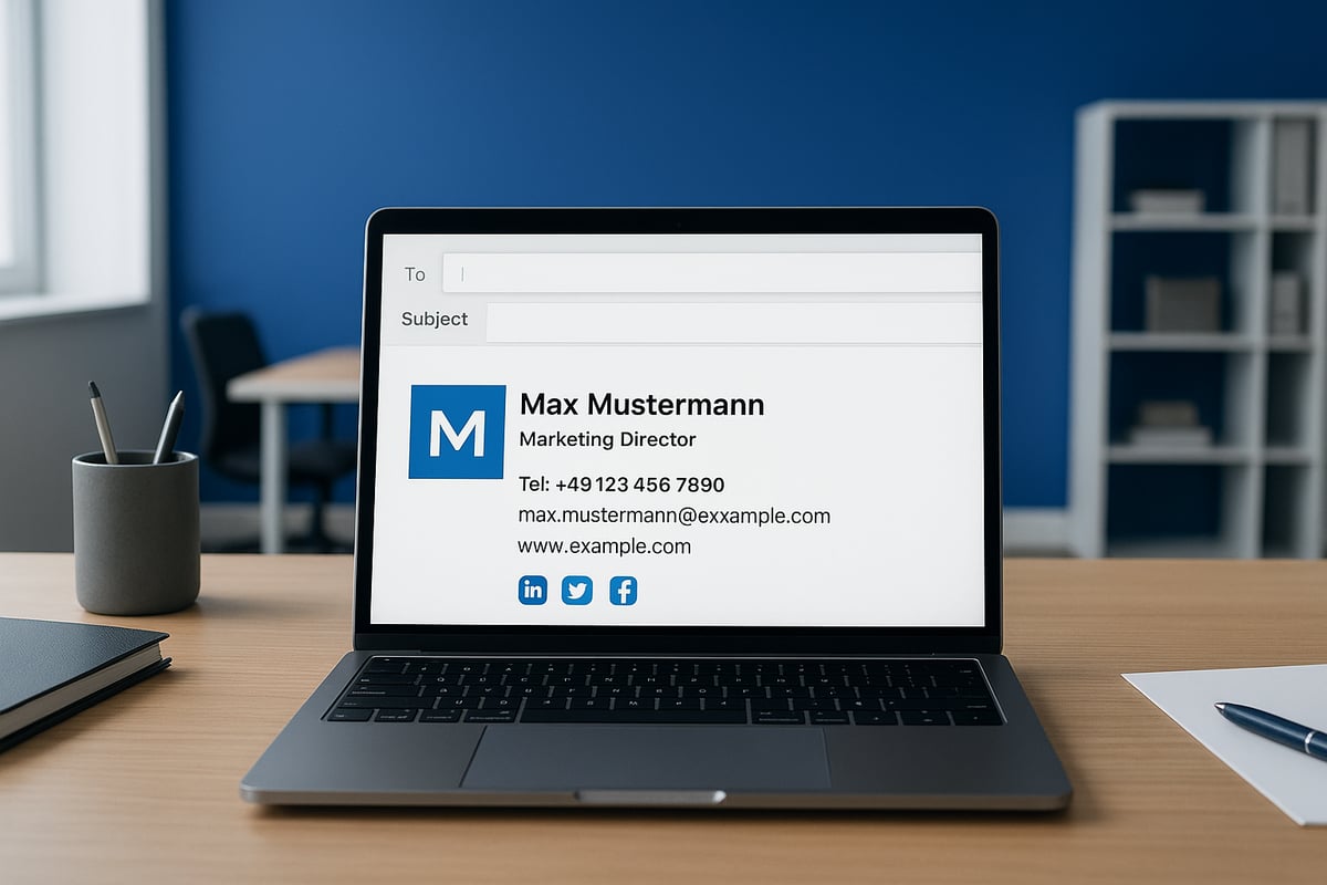 Schritt-für-Schritt-Anleitung: E-Mail-Signatur professionell erstellen