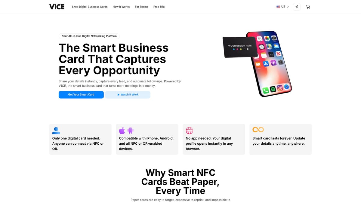 9 Essential Digital Business Card Platform Picks for 2025 - V1CE