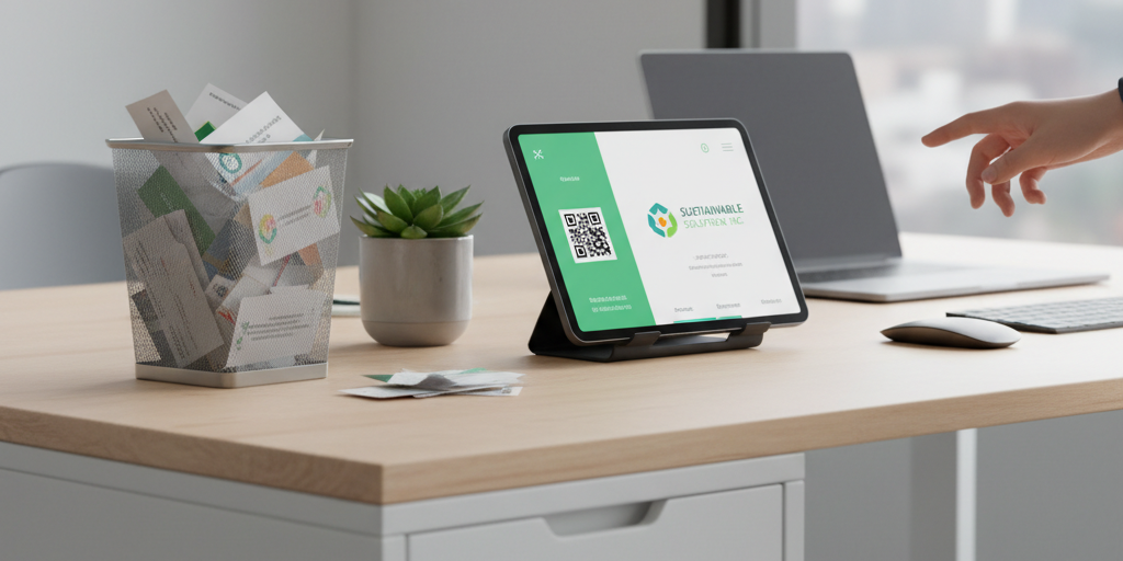 Digitale Visitenkarten als nachhaltige Alternative