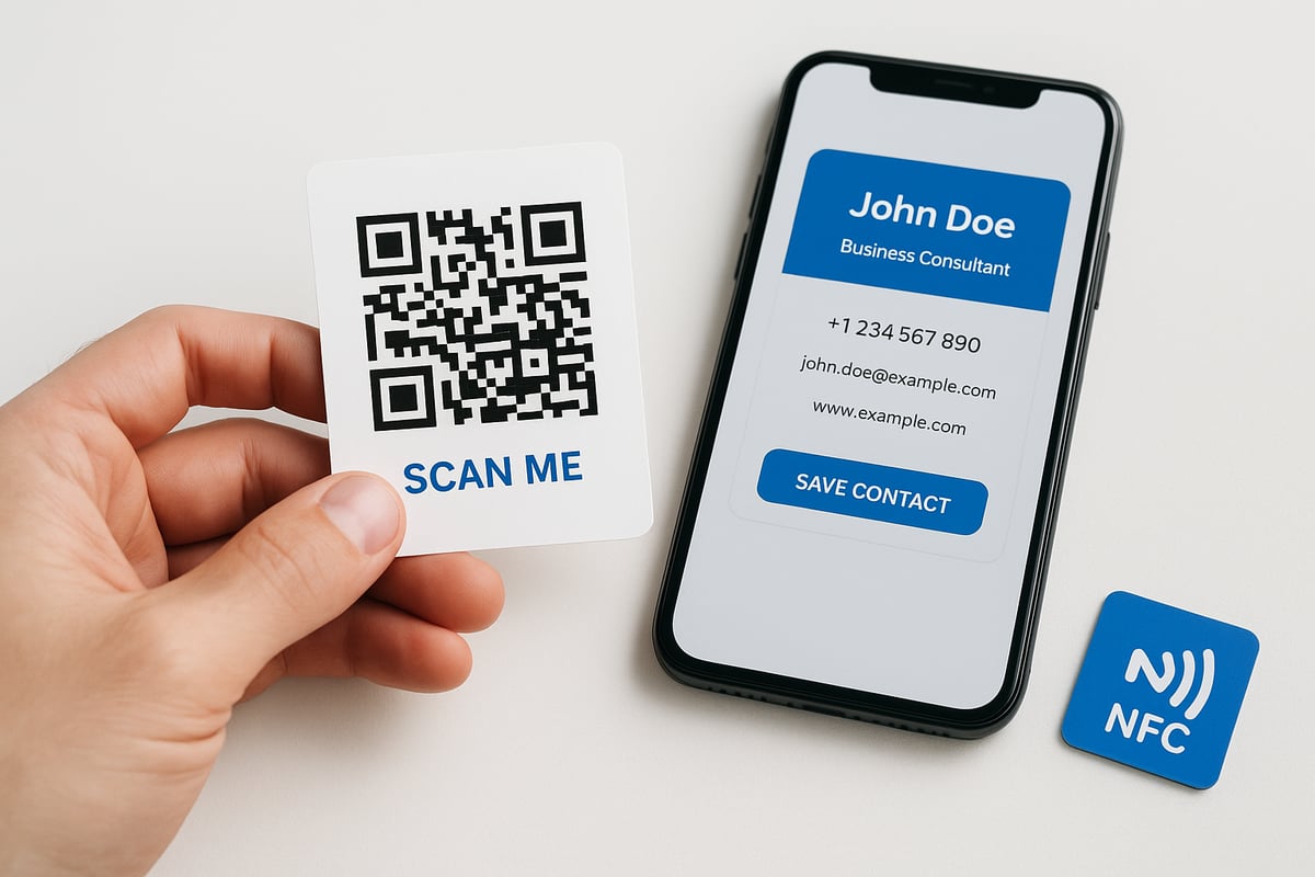 Technologies et formats des cartes de visite électroniques en 2026