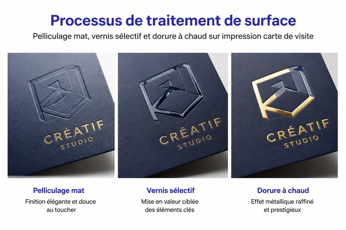 Finitions carte de visite