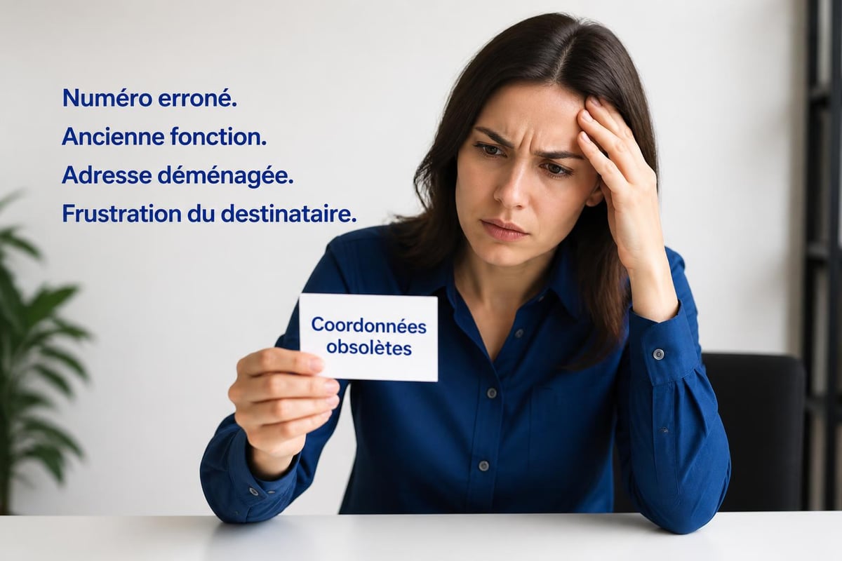 Informations périmées