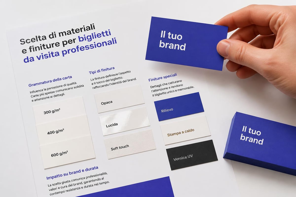Business card materials comparison