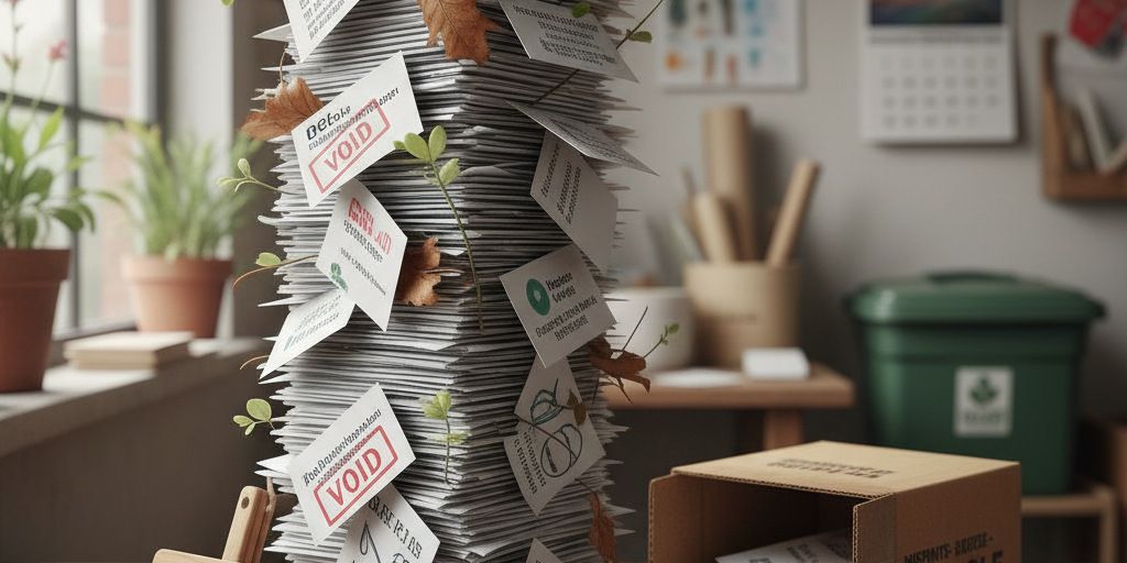 Impatto ambientale dei biglietti da visita cartacei