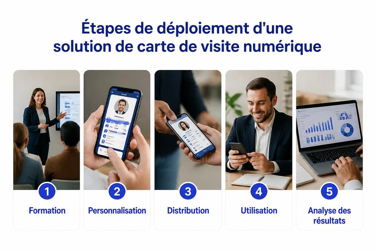 Processus d'adoption de carte de visite numérique