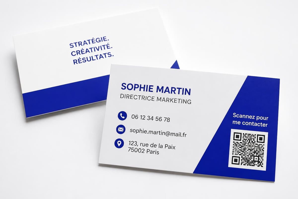 Éléments essentiels d'une carte de visite