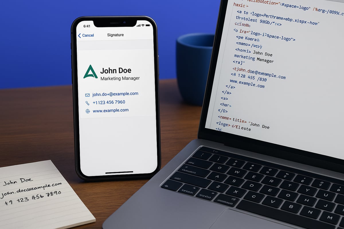 Schritt-für-Schritt-Anleitung: Mail-Signatur auf dem iPhone erstellen & einrichten