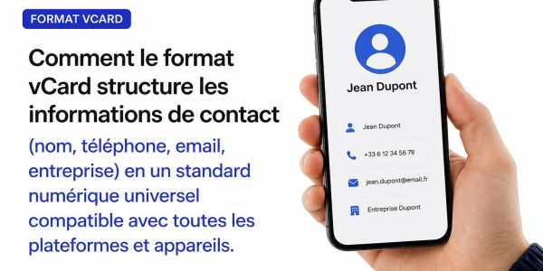 Format vCard : Tout savoir sur ce standard universel