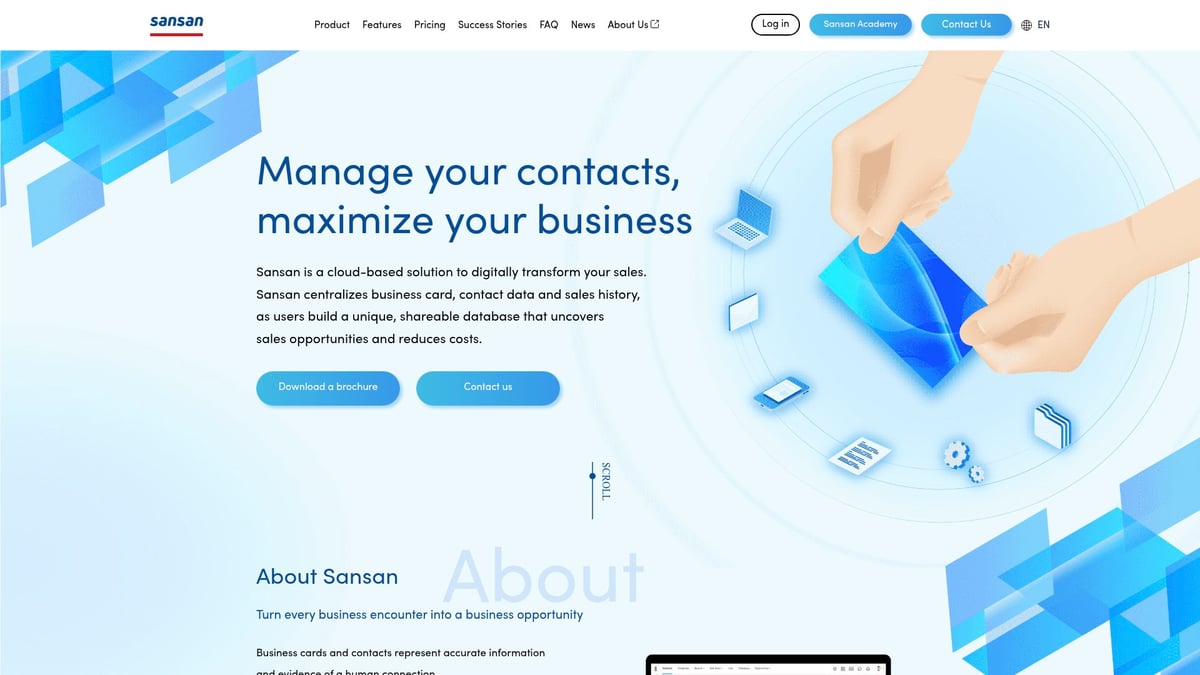 Top 7 Business Card Scanner For Salesforce Solutions 2025 - Sansan