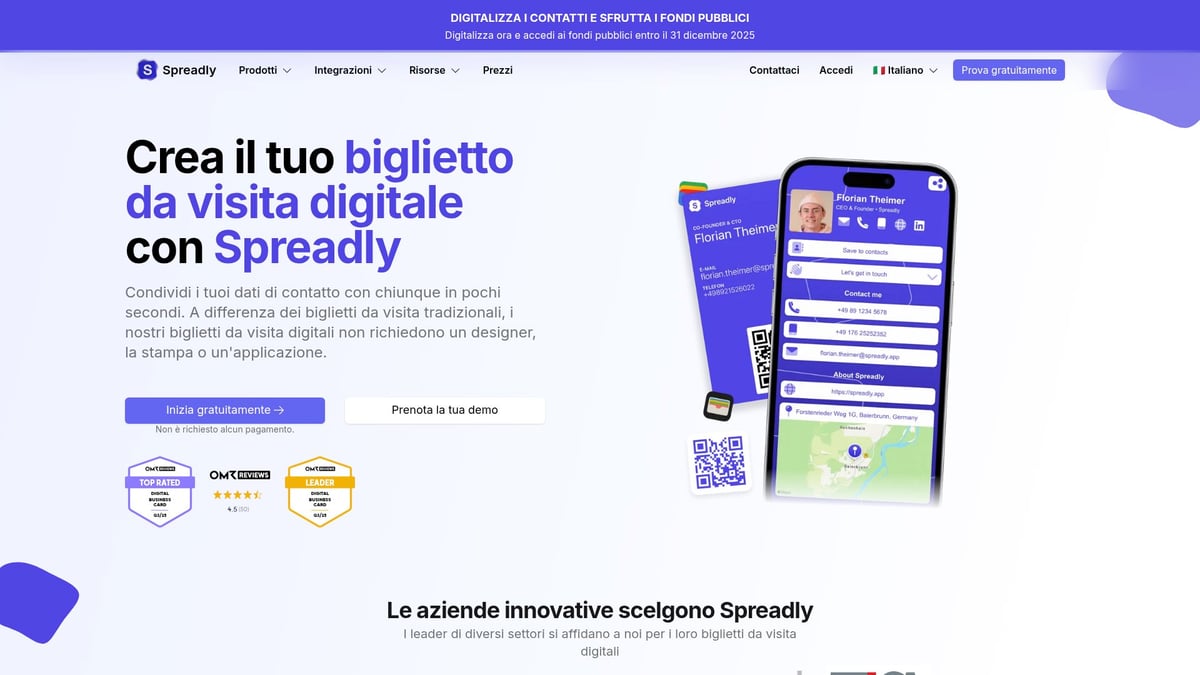 7 Biglietti da Visita Modelli Creativi per il 2025 - Spreadly – Biglietti da Visita Digitali