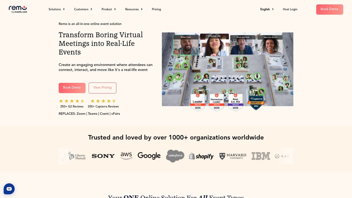 7 Essential Event Networking Solutions for 2025 Success - Remo