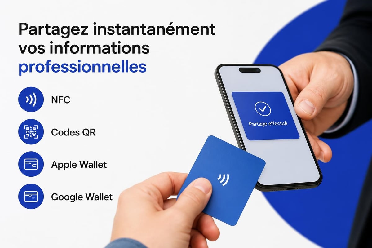 Technologies de carte de visite connectée