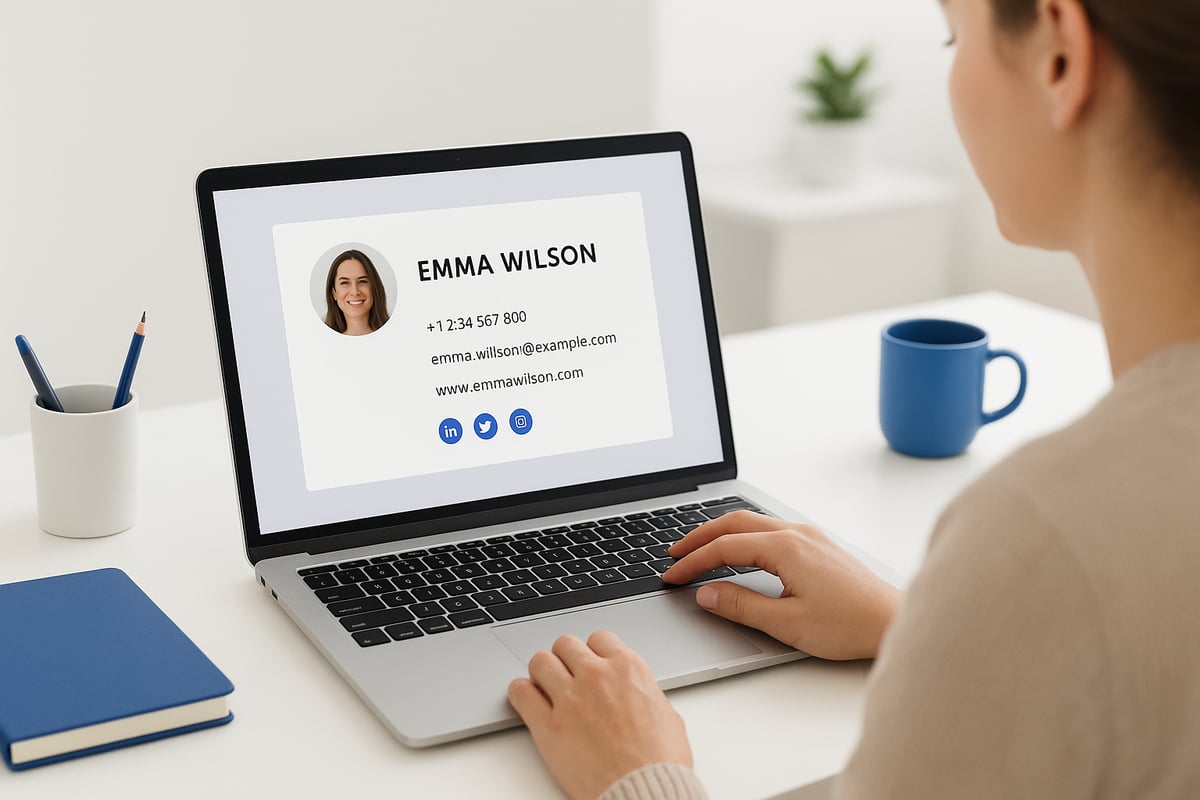 Schritt-für-Schritt-Anleitung: Online Visitenkarte kostenlos erstellen