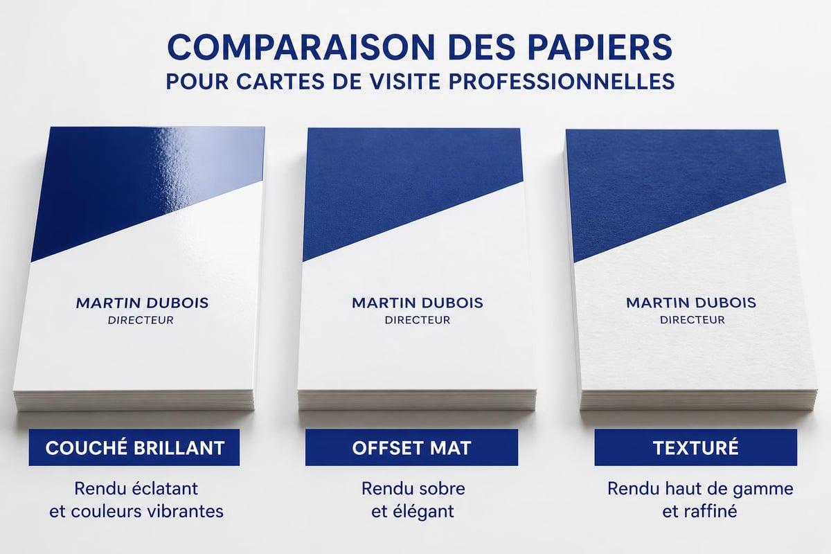 Types de papier pour cartes