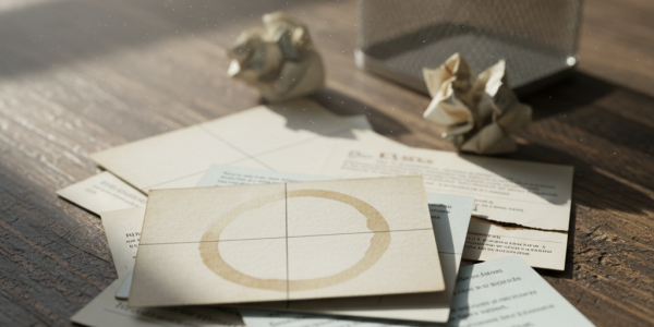 Verborgen kosten van papieren visitekaartjes