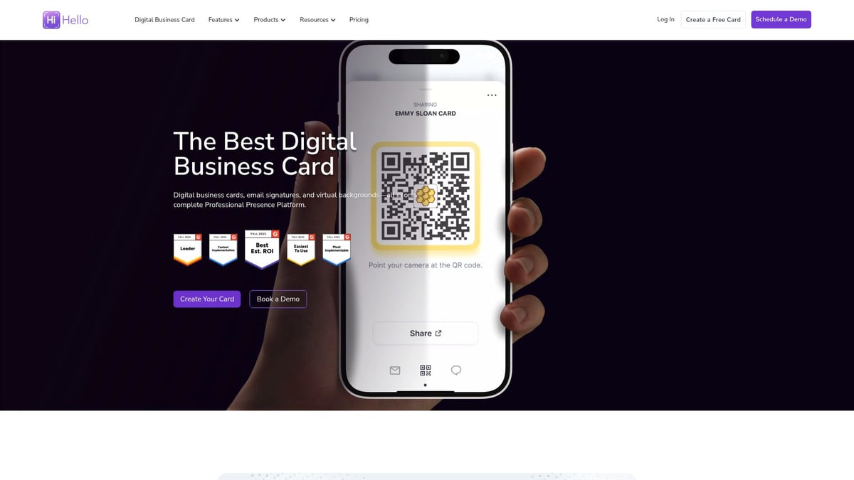 9 Essential Digital Business Card Platform Picks for 2025 - HiHello