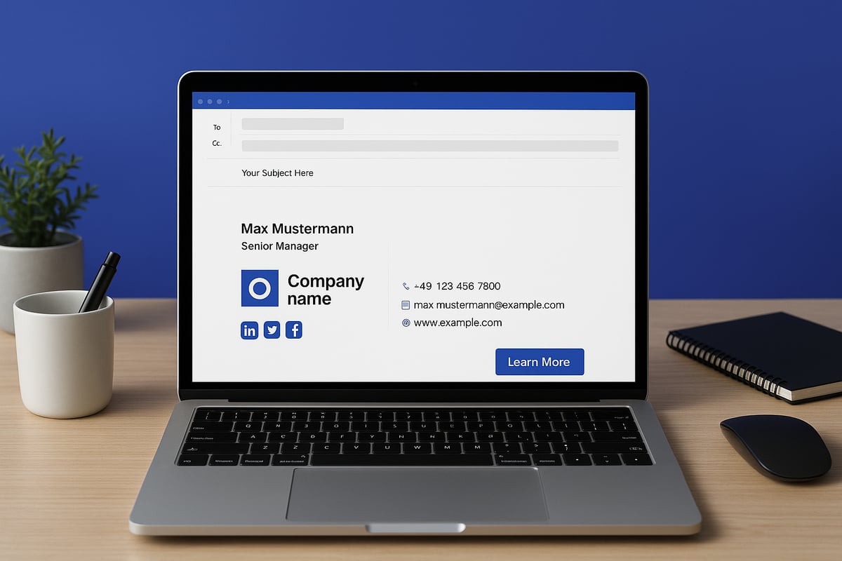 Design, Inhalte & Best Practices für Outlook-Signaturen