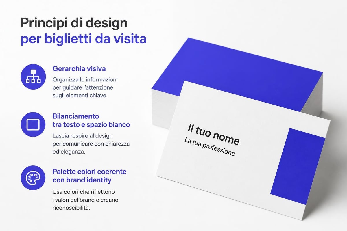 Elementi design biglietto da visita