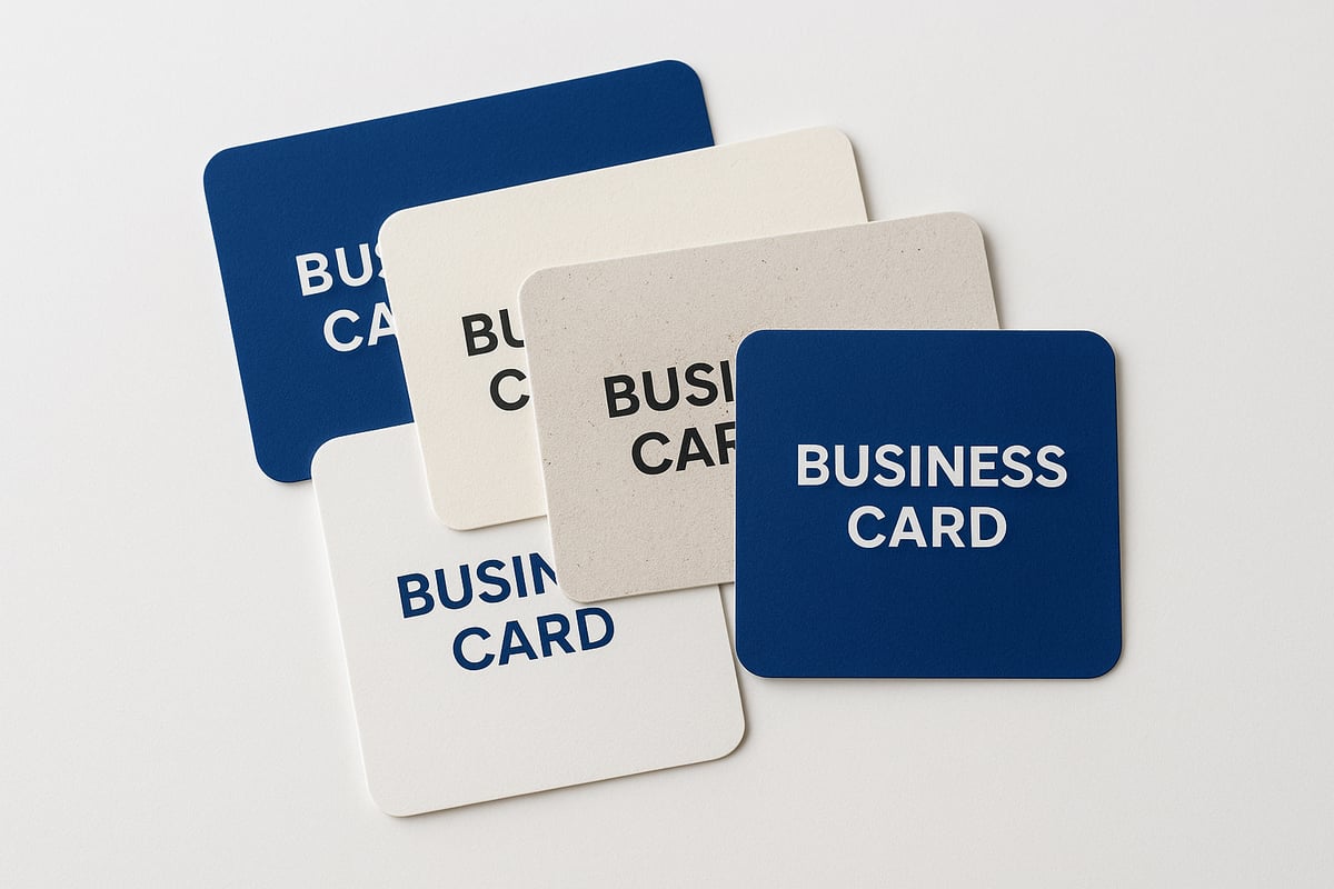 Choisir le bon format et matériau pour votre carte de visite