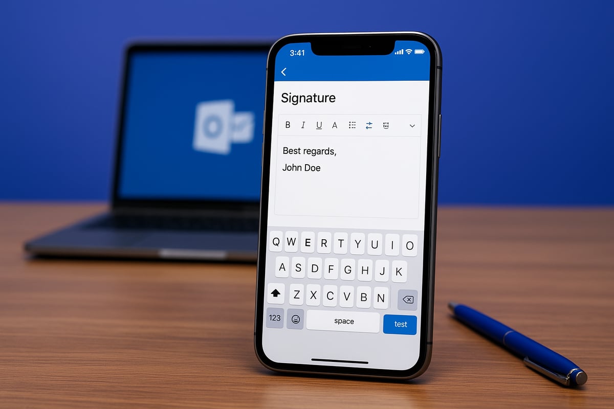 Schritt-für-Schritt-Anleitung: Outlook-Signatur auf dem iPhone einrichten