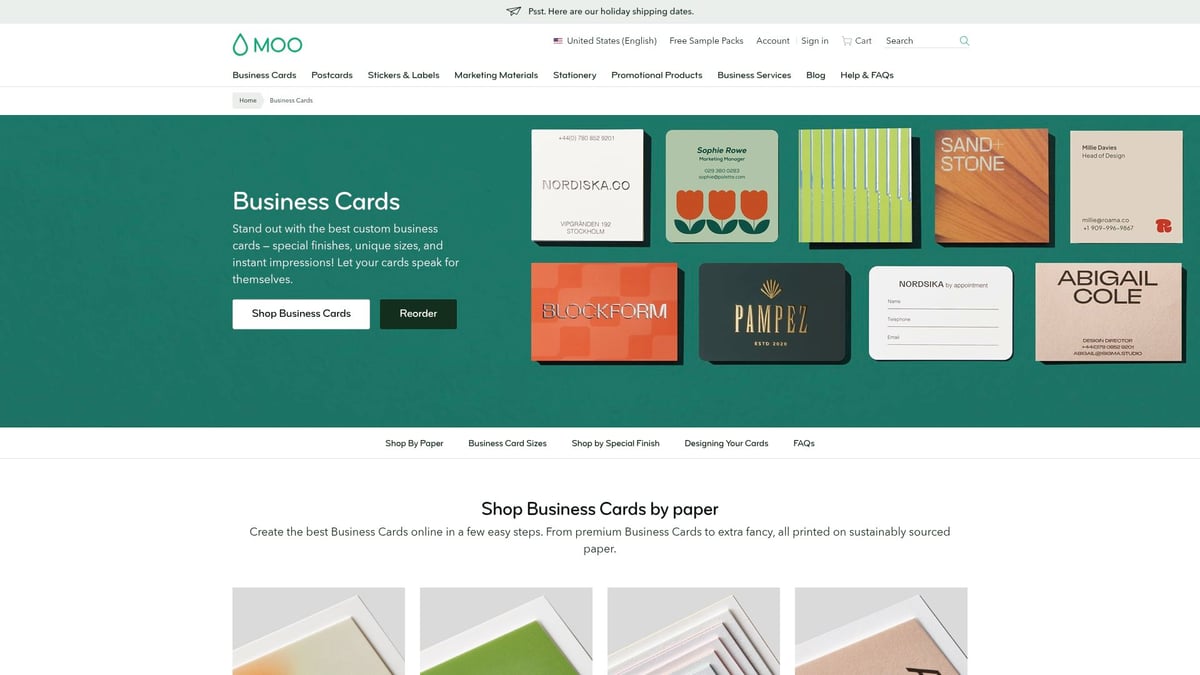 9 Essential Biz Card Maker Tools for Stunning Designs in 2026 - Moo Business Card Maker