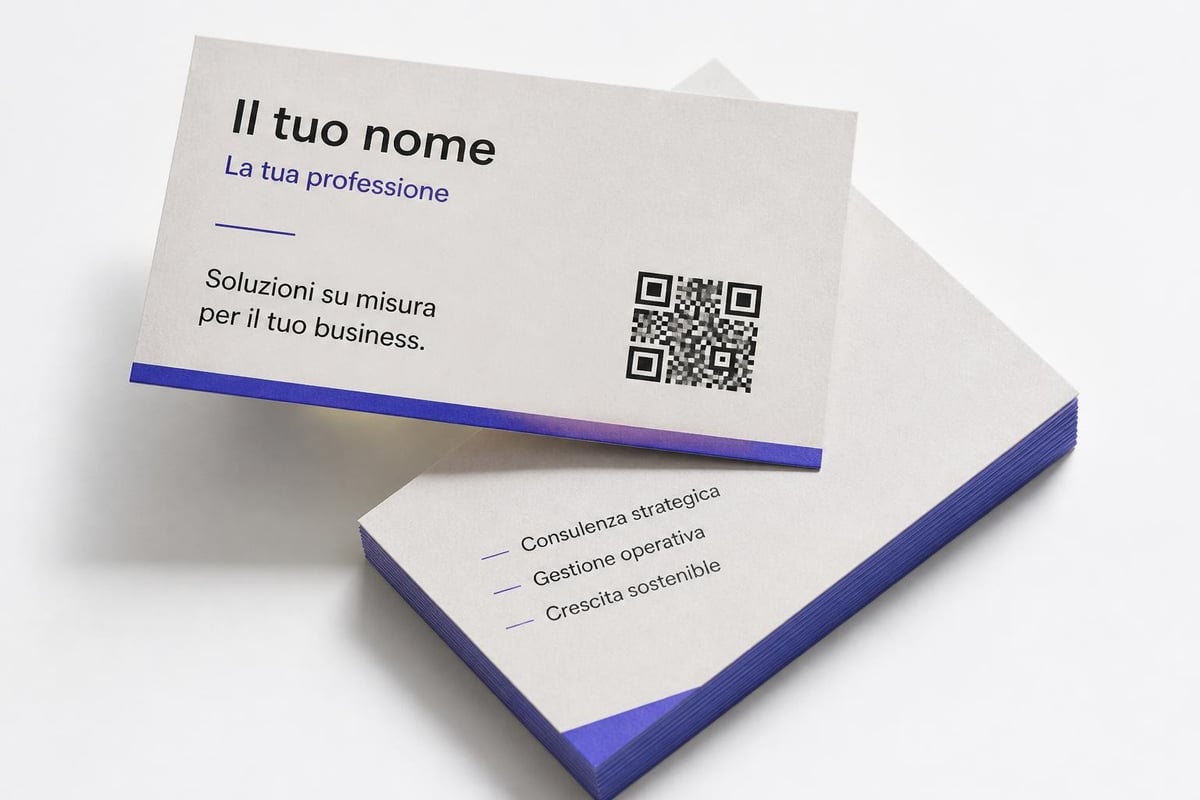 Modern business card design elements