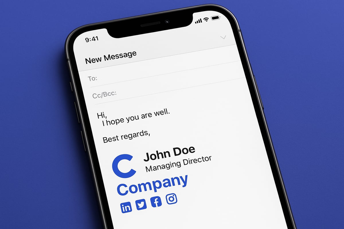 Warum eine individuelle iPhone-Mail-Signatur unverzichtbar ist