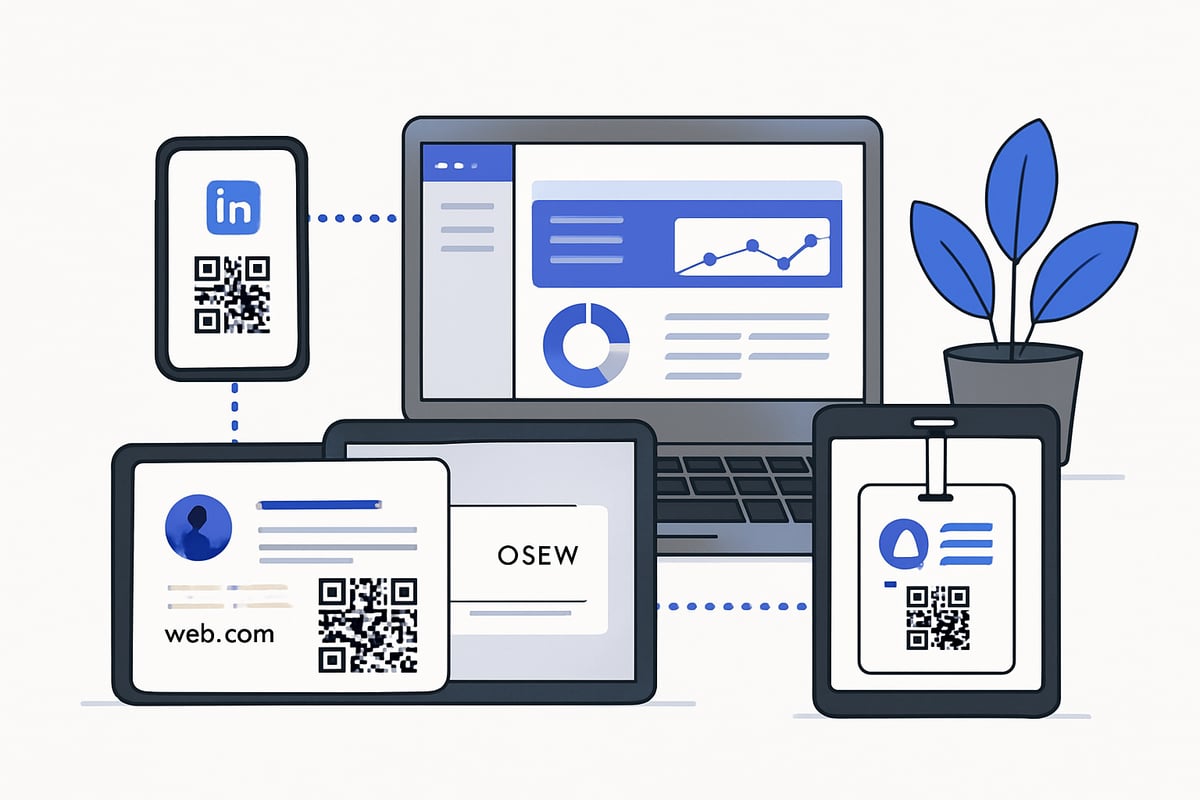 Integrating QR Visiting Cards with Digital Tools and Platforms